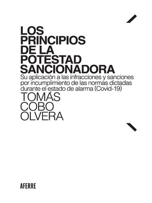 cover image of Los principios de la potestad sancionadora